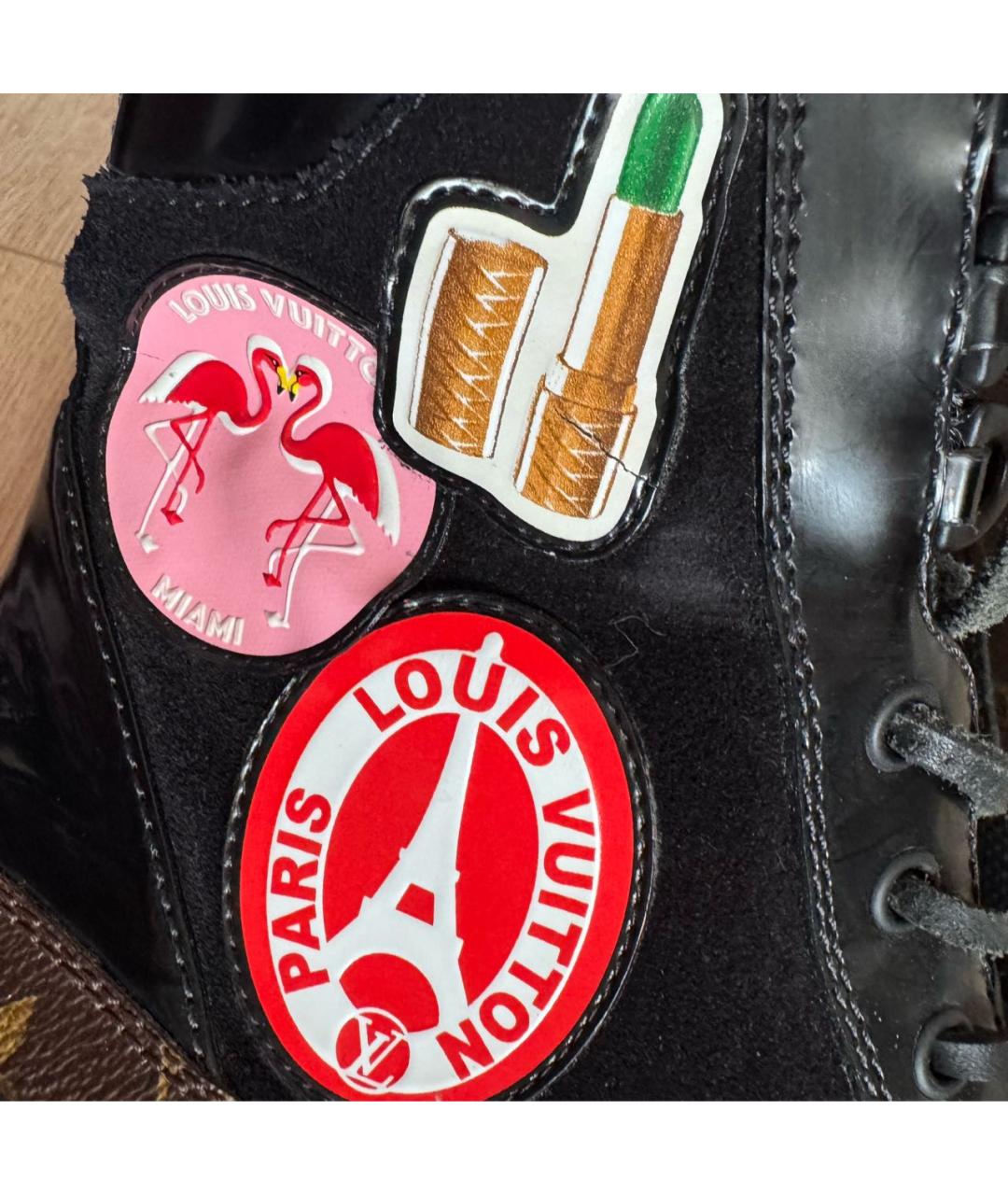 LOUIS VUITTON Коричневые ботинки, фото 6