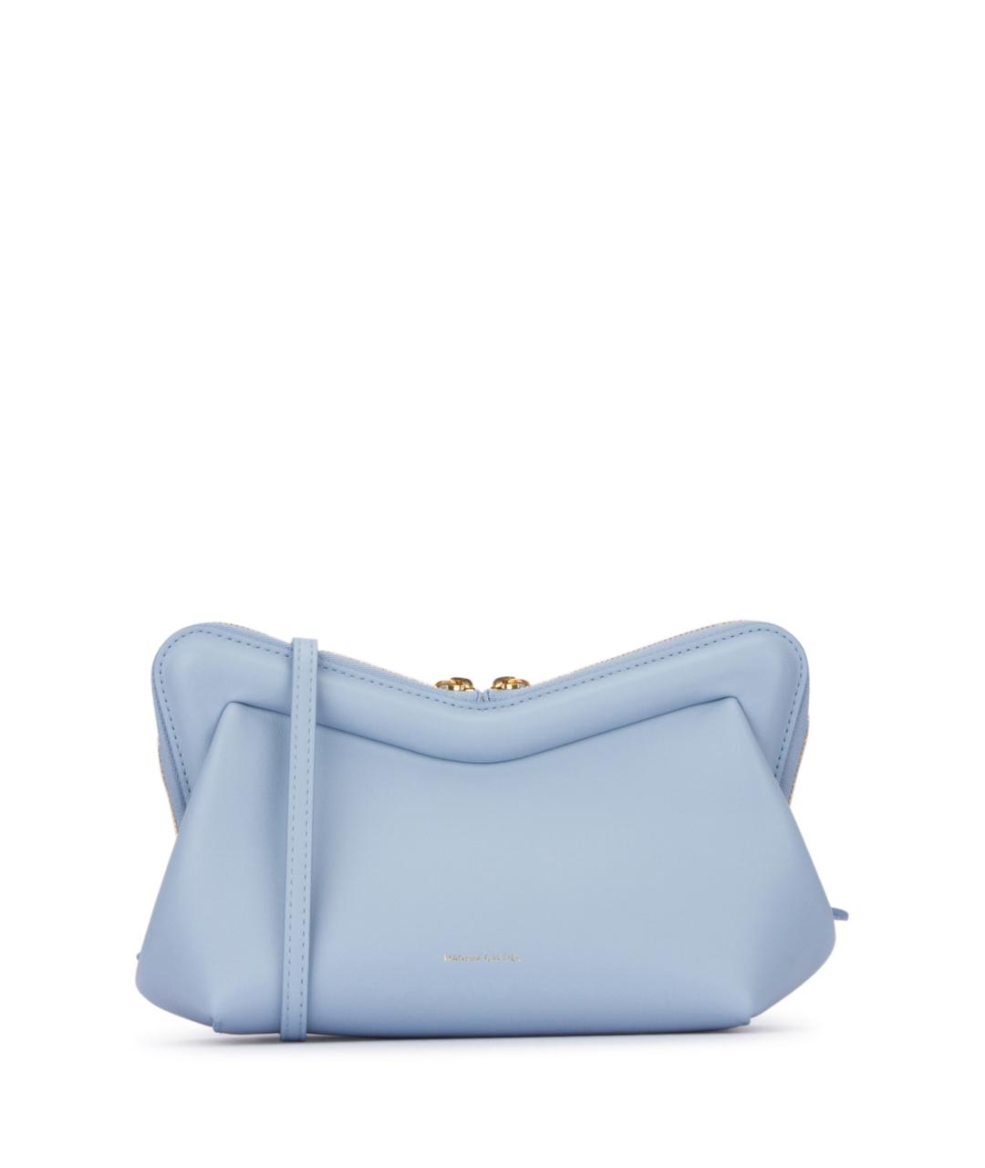 MANSUR GAVRIEL Голубая кожаная сумка через плечо, фото 1