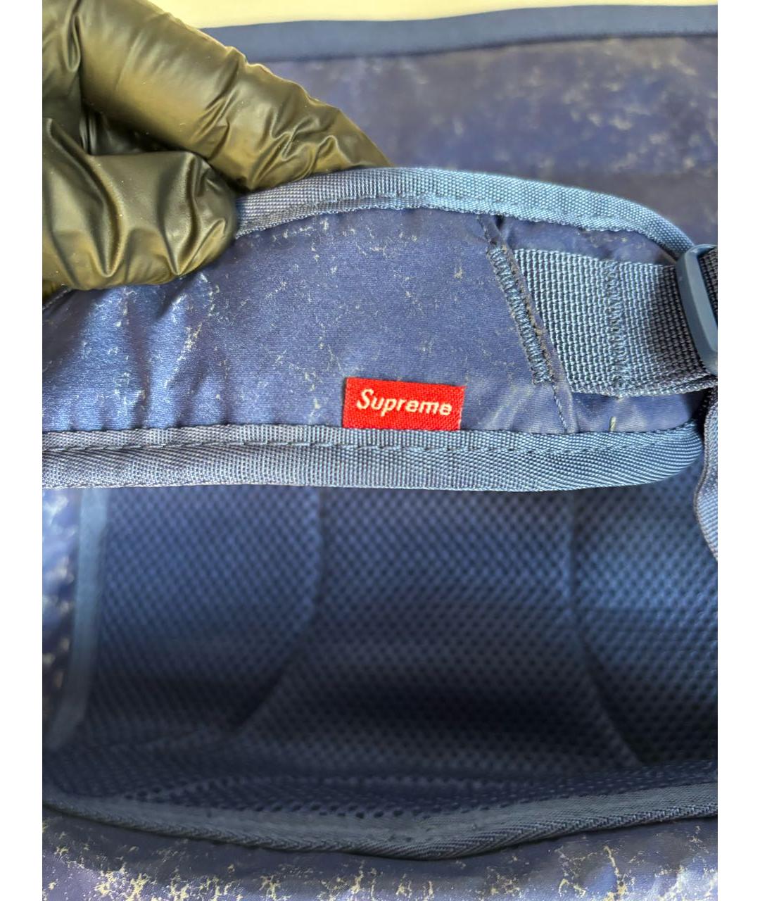 SUPREME Синяя сумка на плечо, фото 6