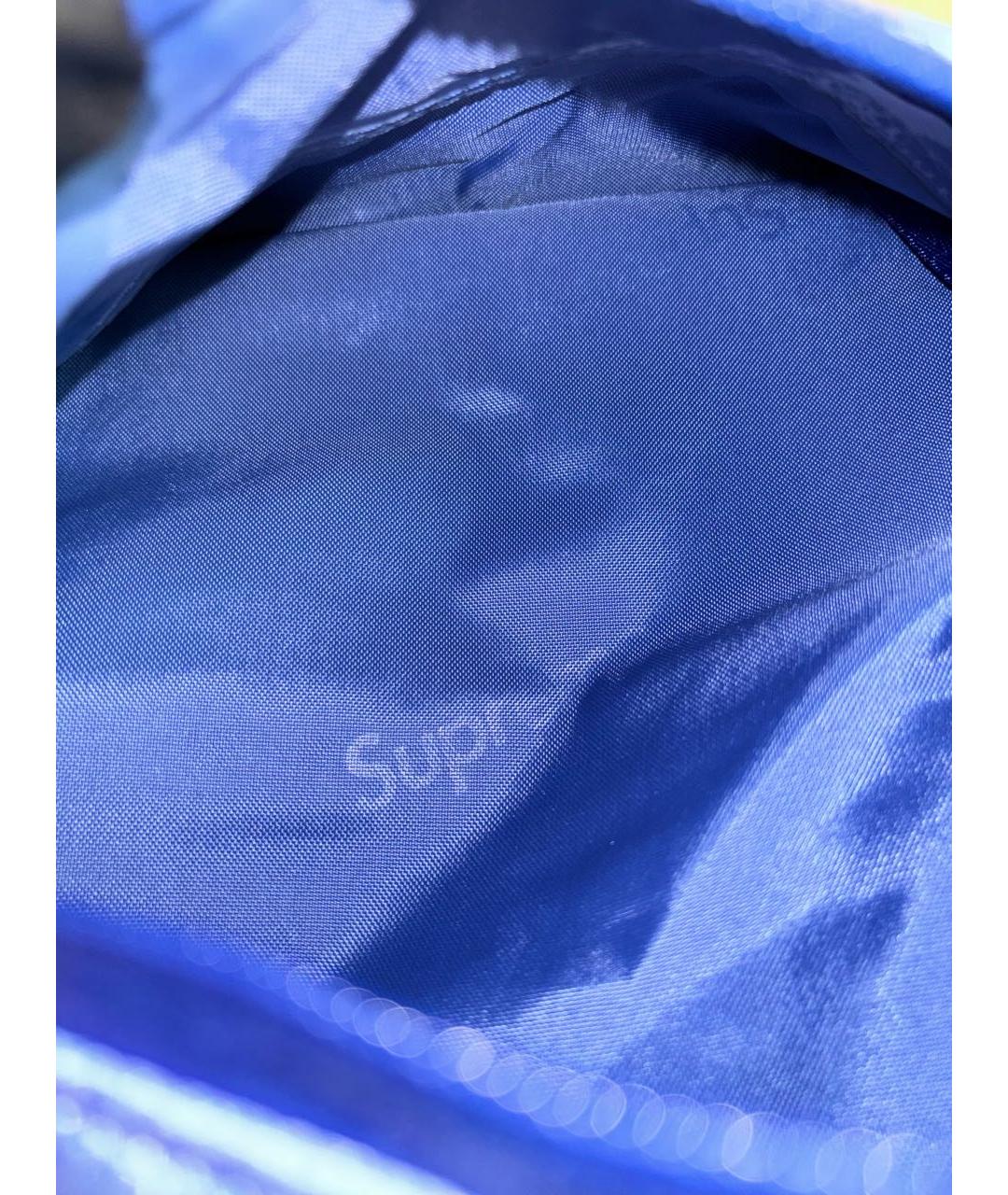 SUPREME Синяя сумка на плечо, фото 4