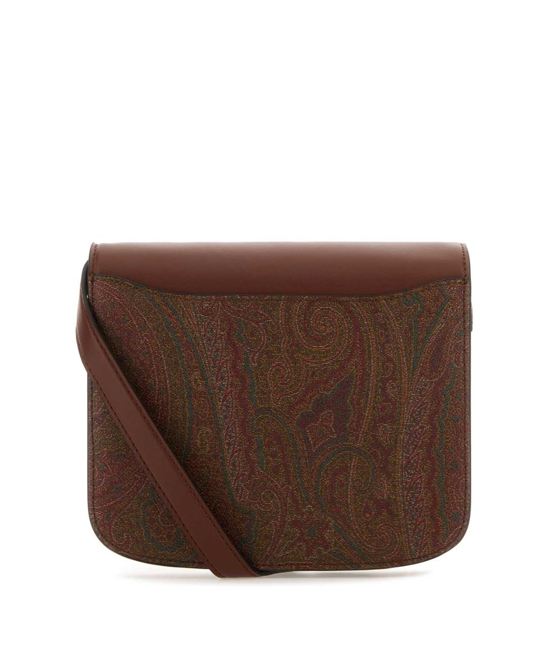 ETRO Бордовая кожаная сумка через плечо, фото 3