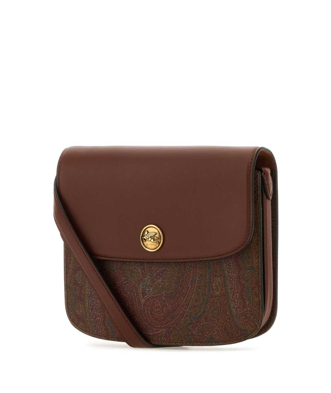 ETRO Бордовая кожаная сумка через плечо, фото 2