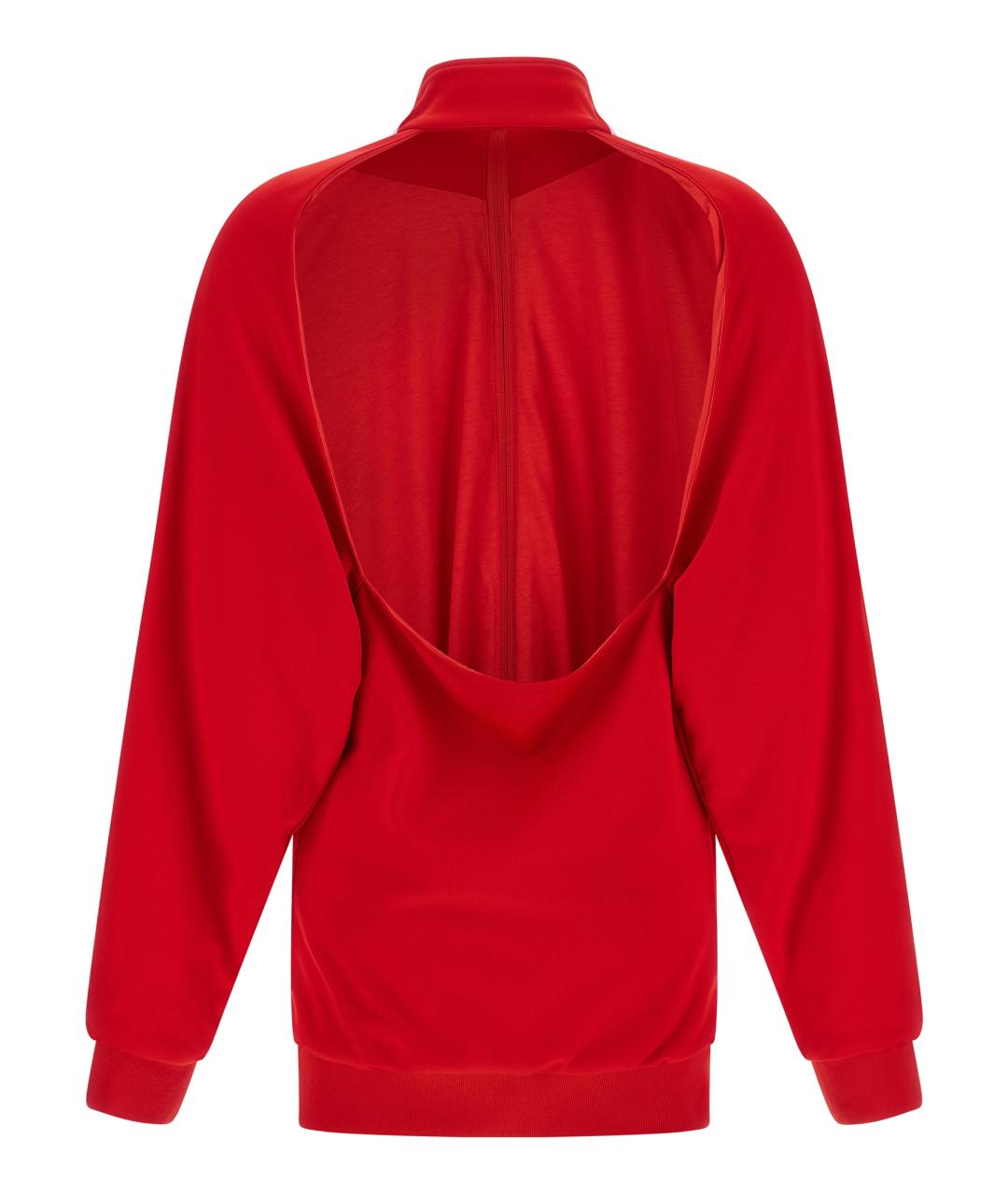 BALENCIAGA Красное полиамидовое повседневное платье, фото 2