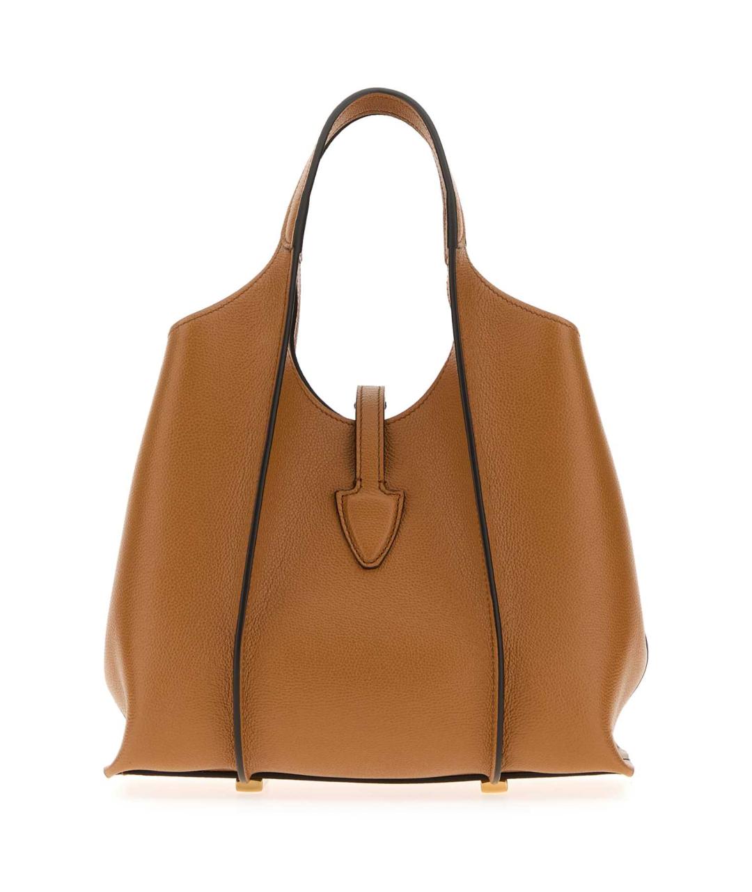 TOD'S Коричневая кожаная сумка тоут, фото 3