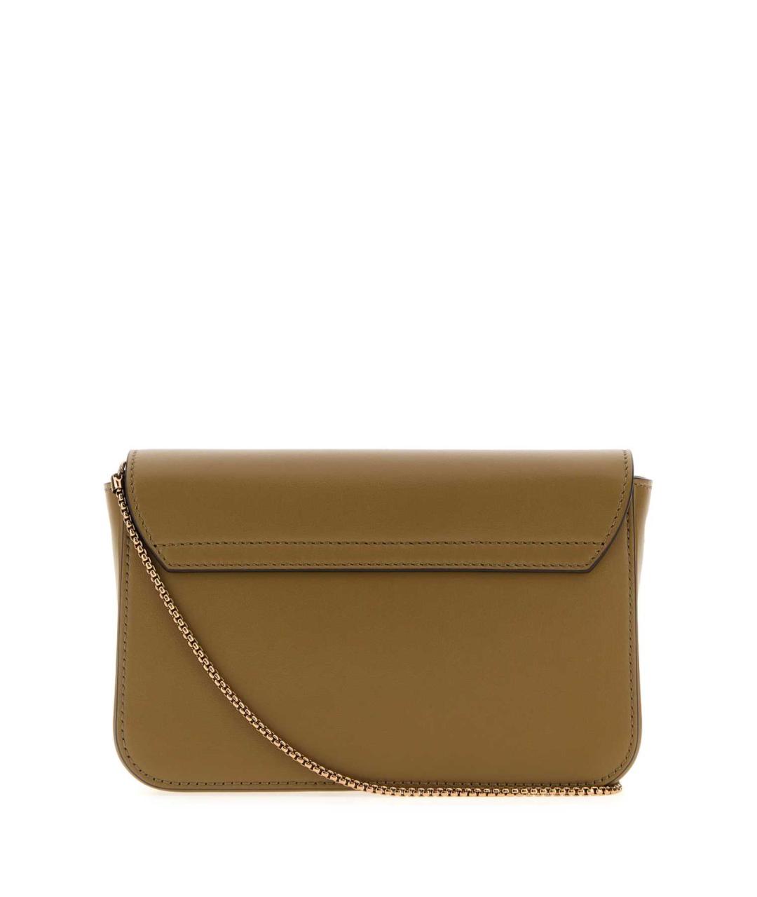 TOD'S Зеленая кожаная сумка через плечо, фото 3