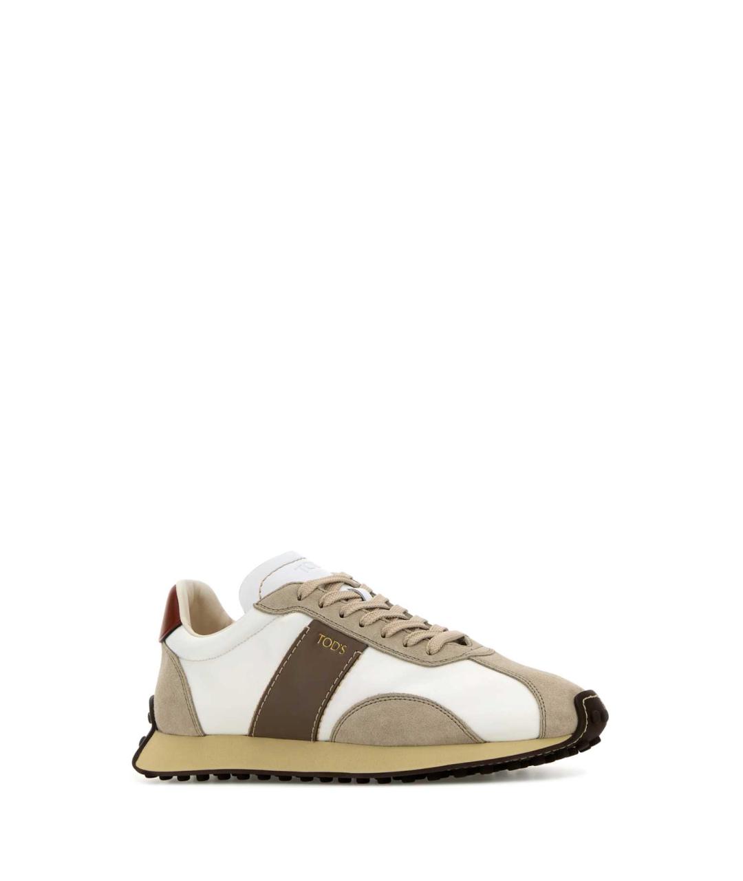 TOD'S Мульти кожаные низкие кроссовки / кеды, фото 2