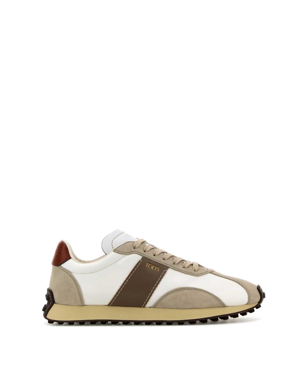 TOD'S Мульти кожаные низкие кроссовки / кеды, фото 1