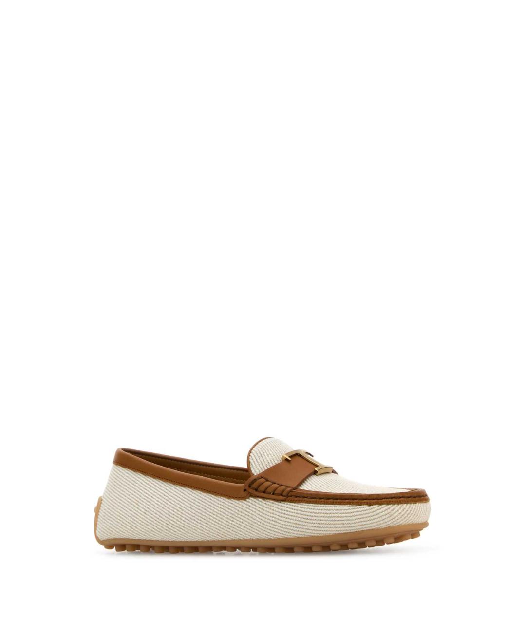 TOD'S Бежевые кожаные лоферы, фото 2