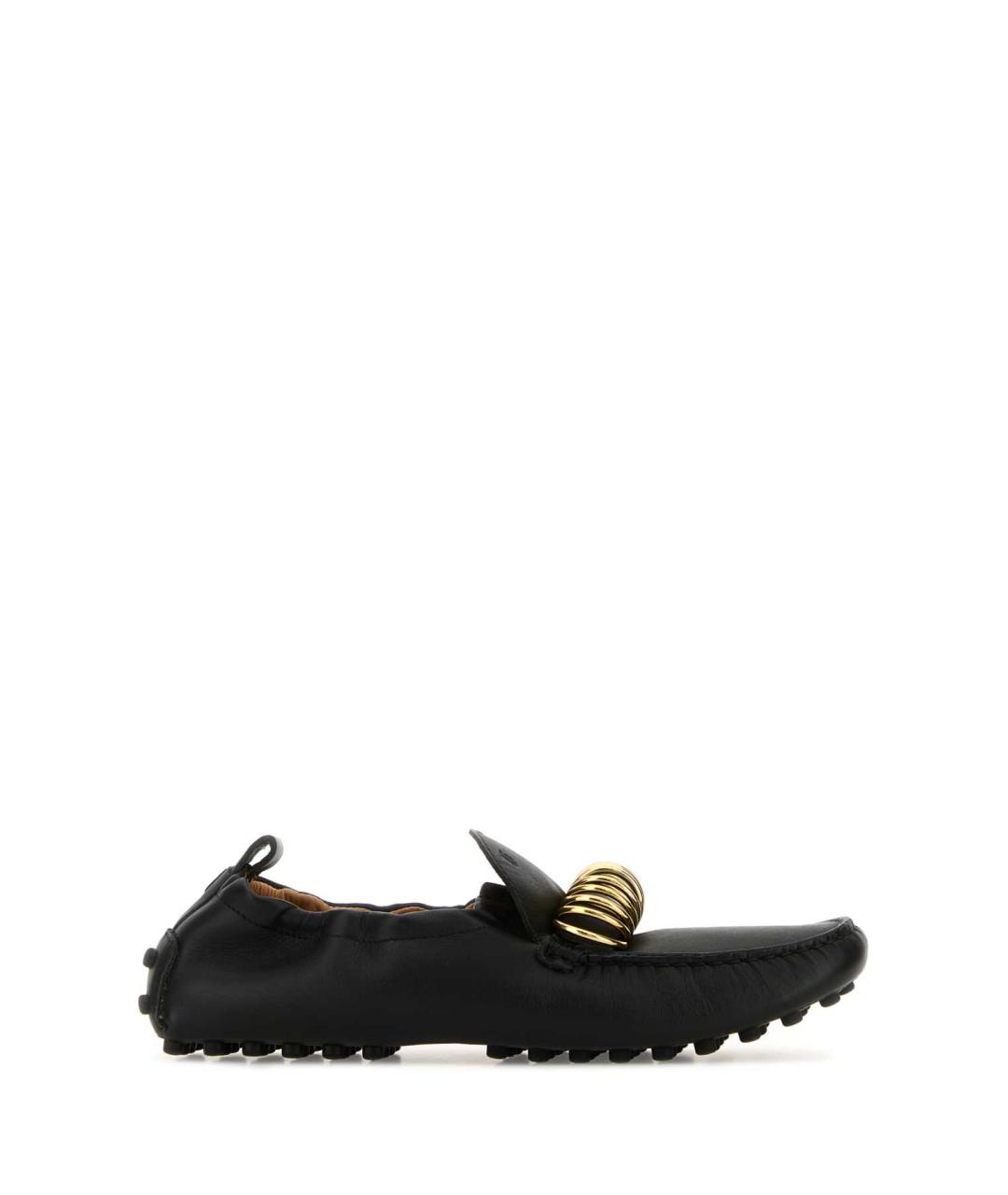 TOD'S Черные кожаные лоферы, фото 1