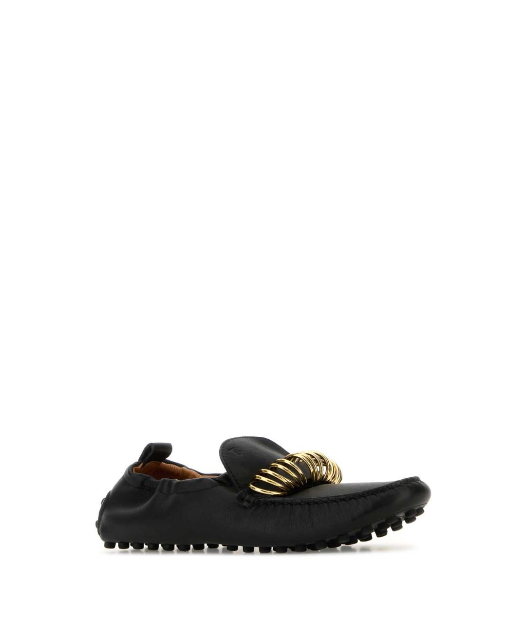 TOD'S Черные кожаные лоферы, фото 2