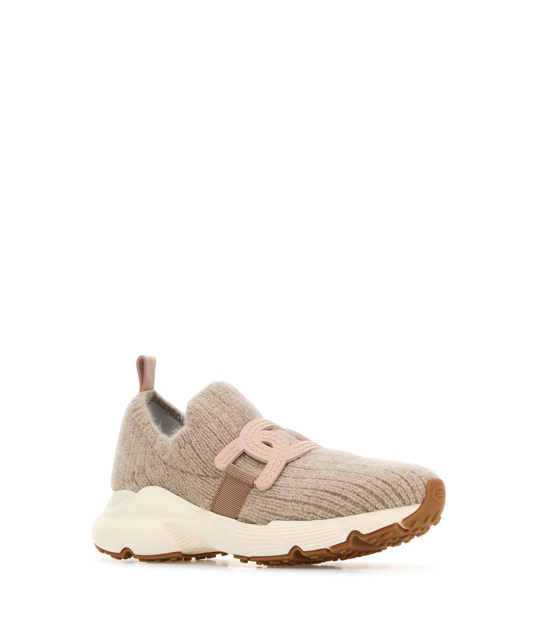 TOD'S Бежевые кроссовки, фото 2