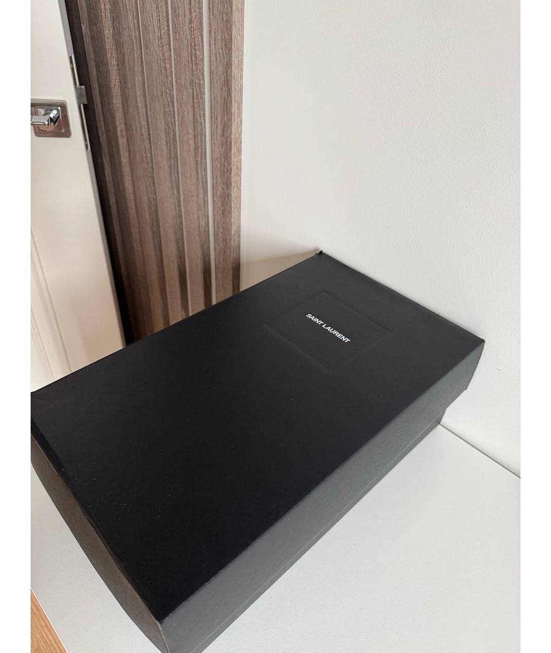 SAINT LAURENT Белые кожаные кеды, фото 8