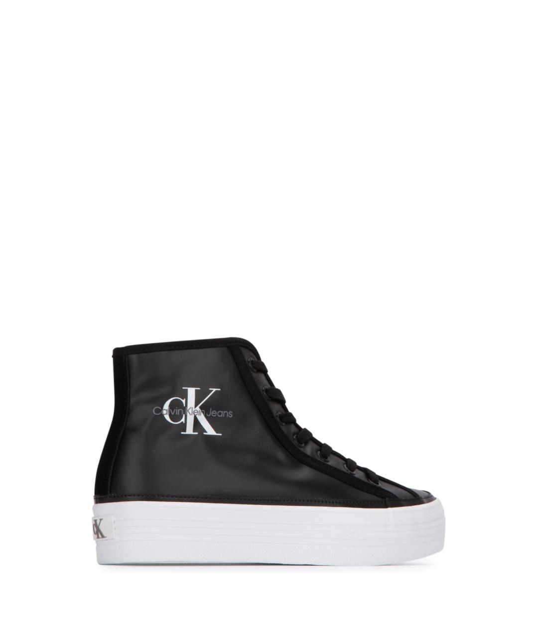 CALVIN KLEIN Черные синтетические кроссовки, фото 3