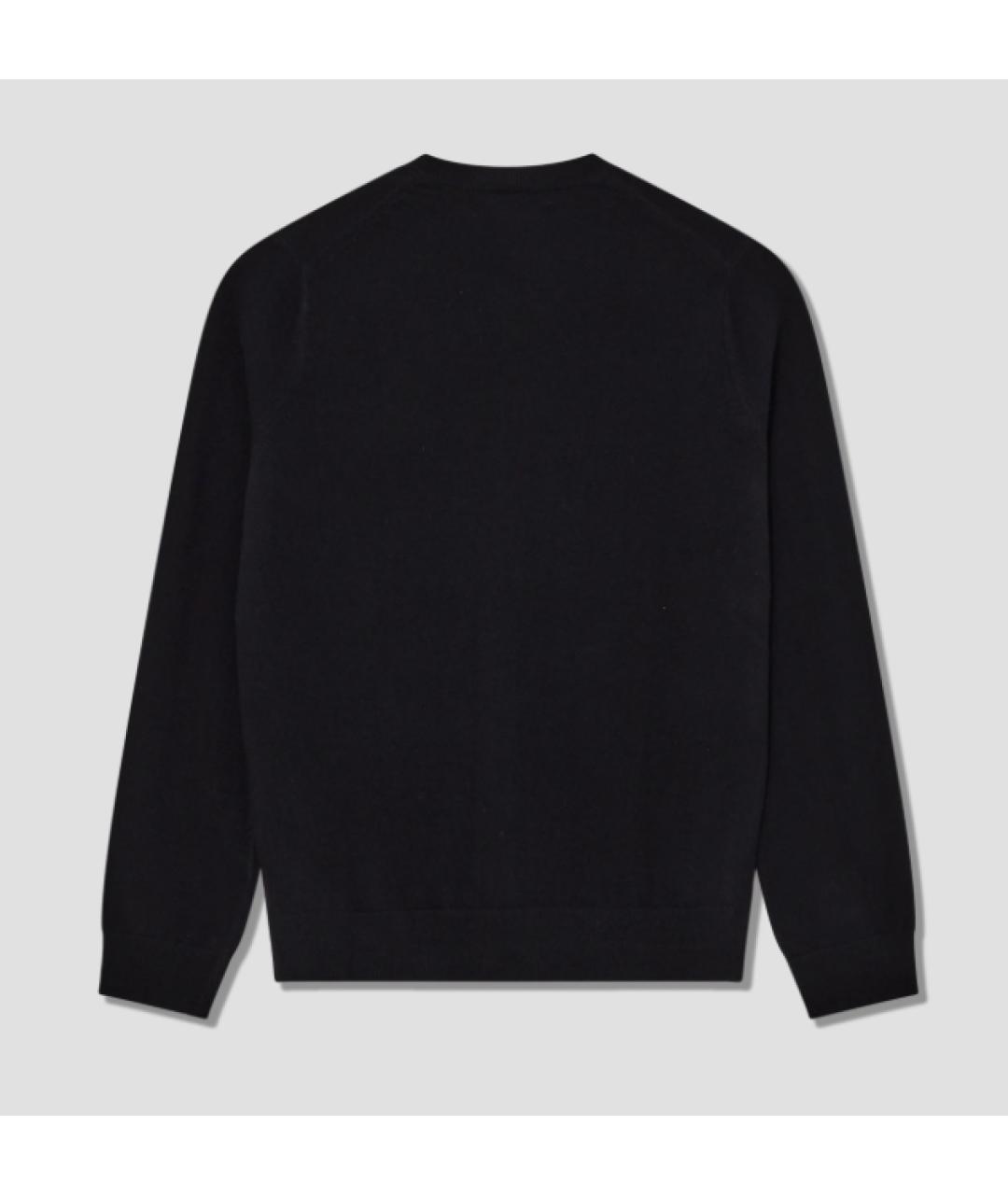 COMME DES GARÇONS Темно-синий шерстяной кардиган, фото 2