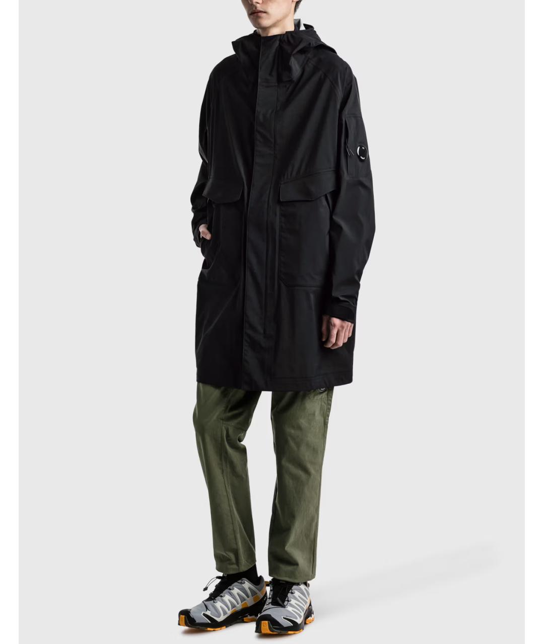 CP COMPANY Черная полиамидовая парка, фото 2