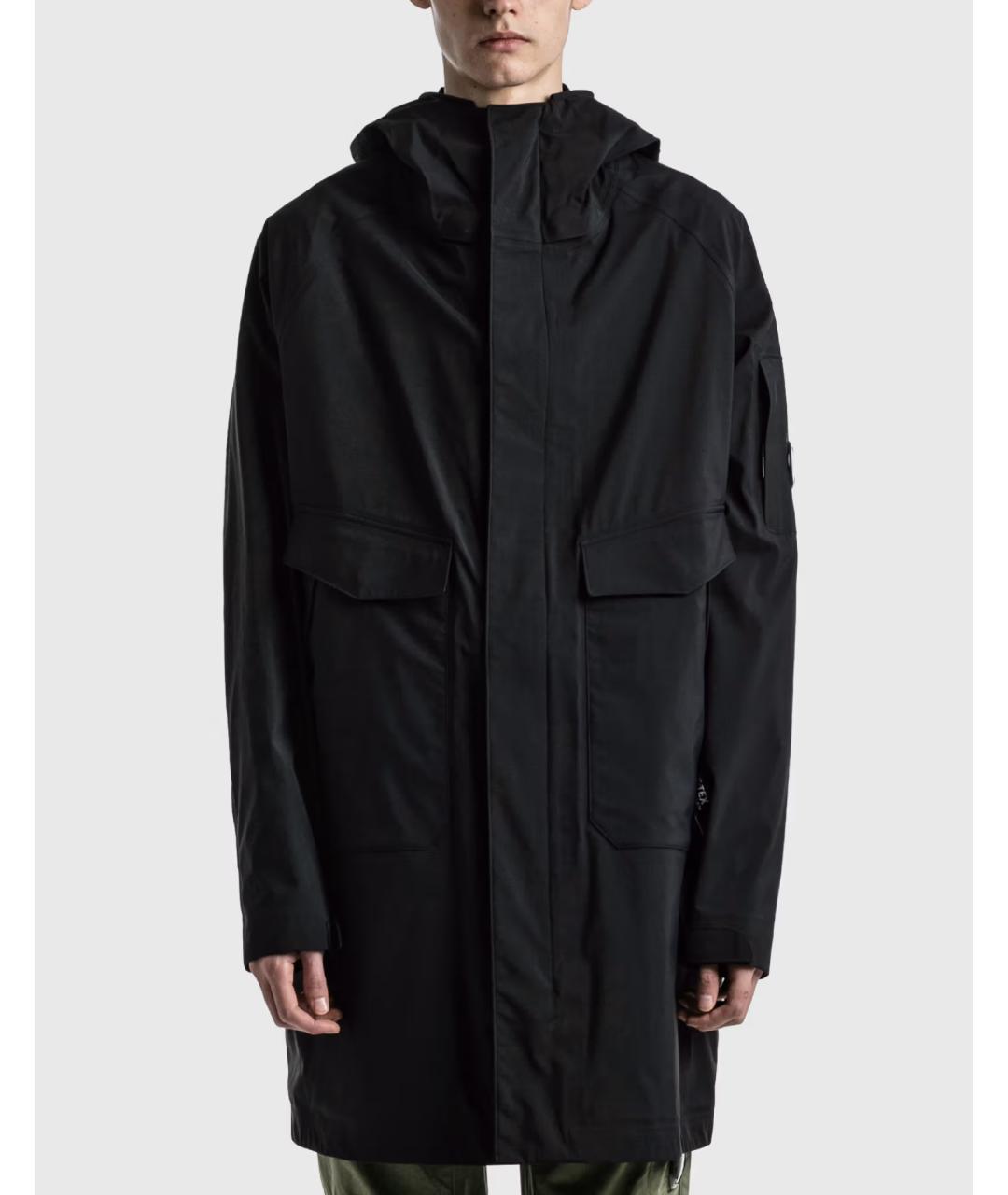 CP COMPANY Черная полиамидовая парка, фото 3