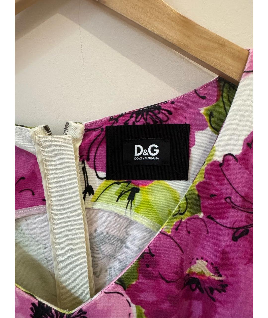 DOLCE&GABBANA Хлопко-эластановое повседневное платье, фото 3