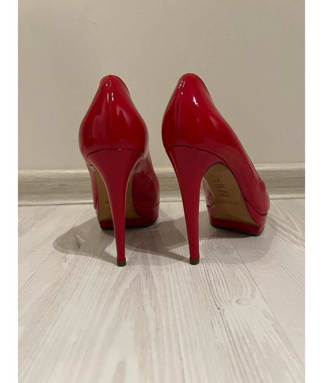 POLLINI Красные туфли из лакированной кожи, фото 3