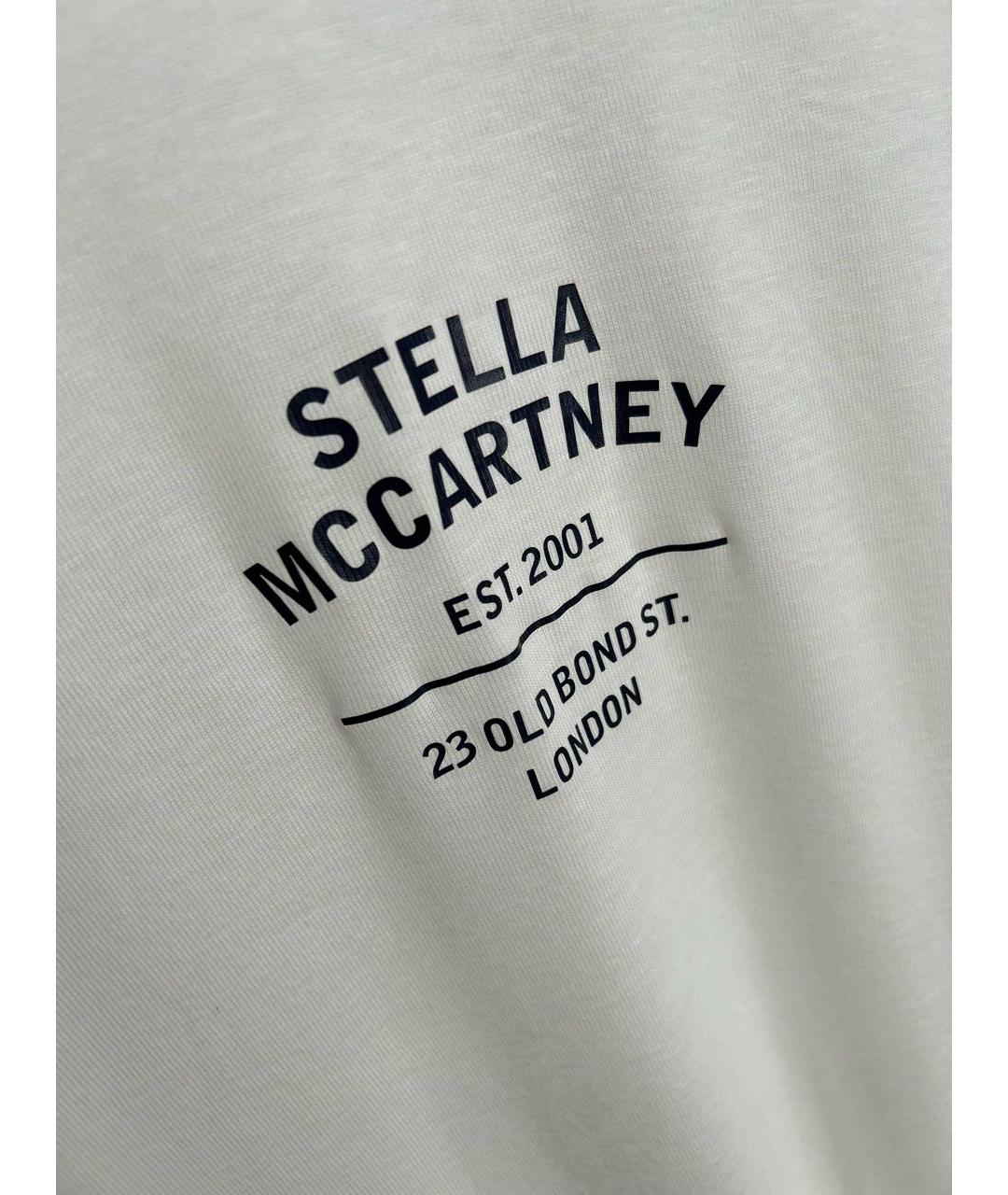STELLA MCCARTNEY Белая хлопко-эластановая майка, фото 3