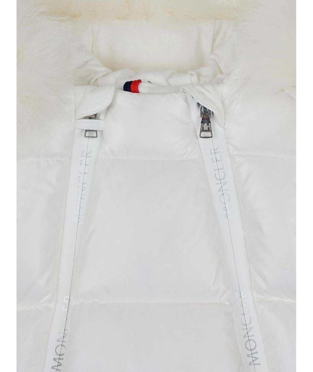 MONCLER KIDS Белый комбинезон, фото 3