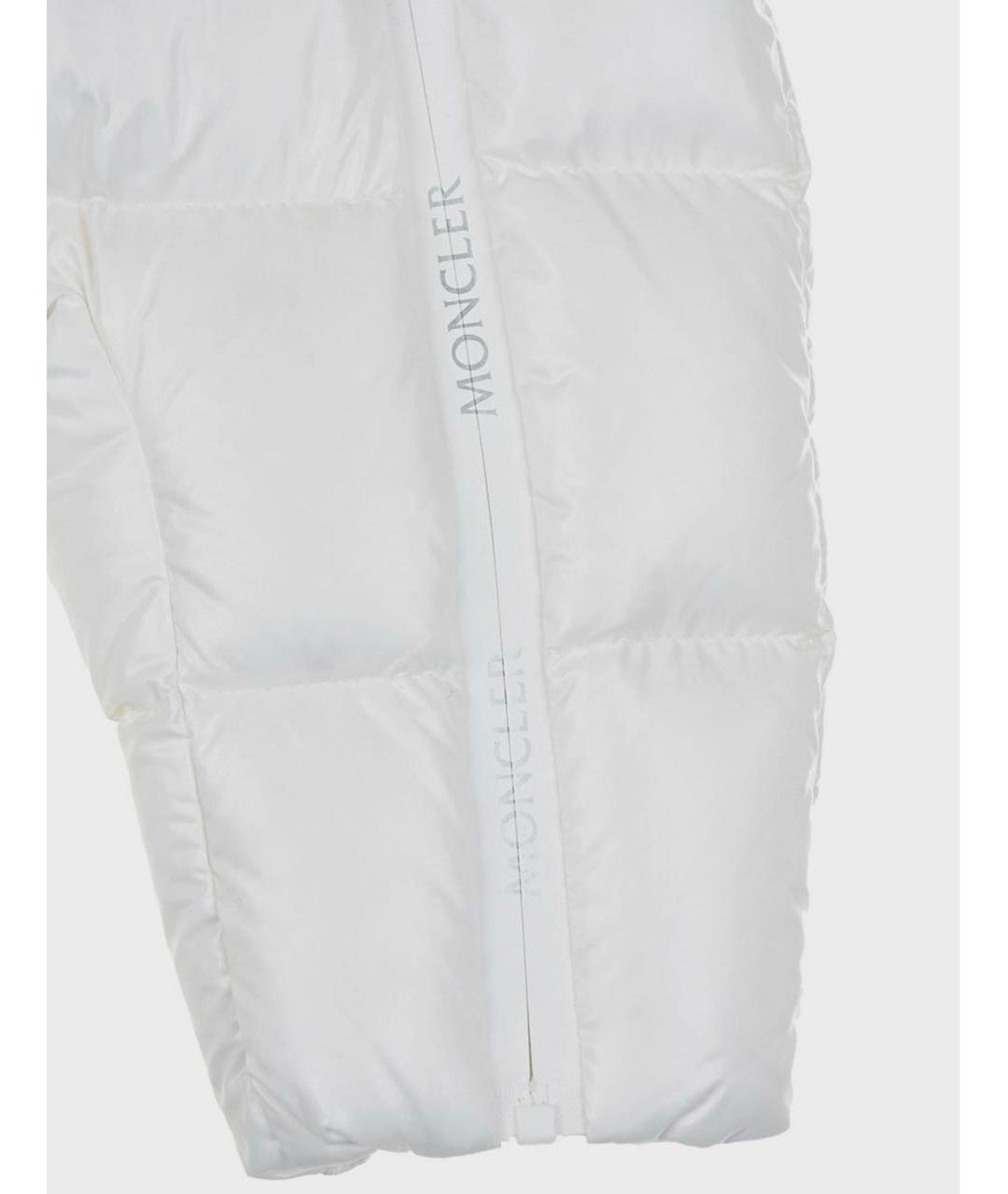 MONCLER KIDS Белый комбинезон, фото 5