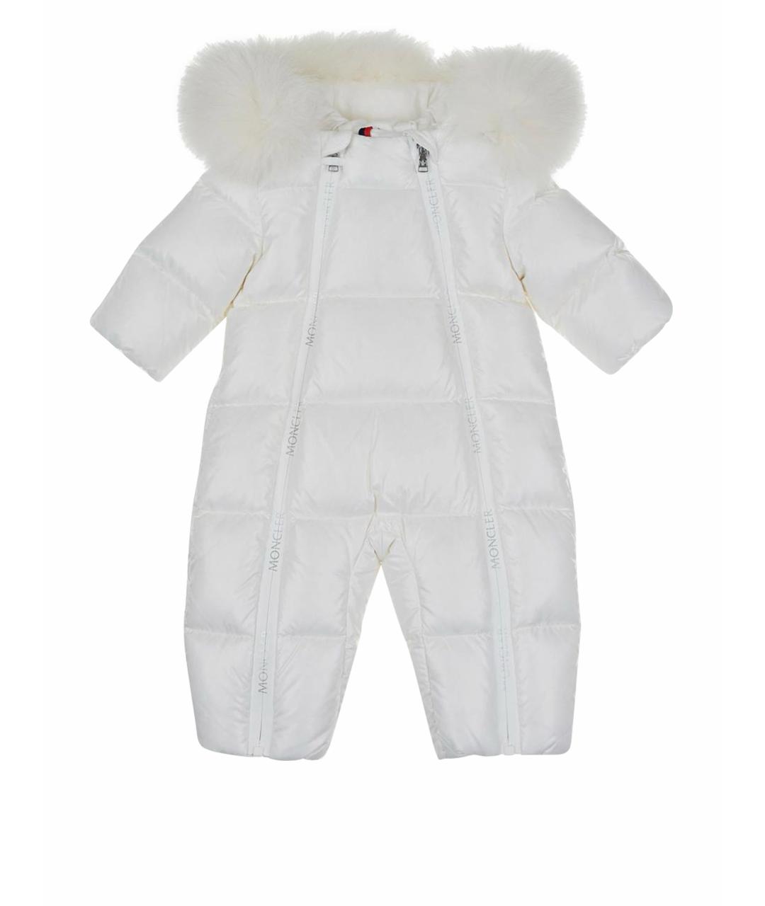 MONCLER KIDS Белый комбинезон, фото 1