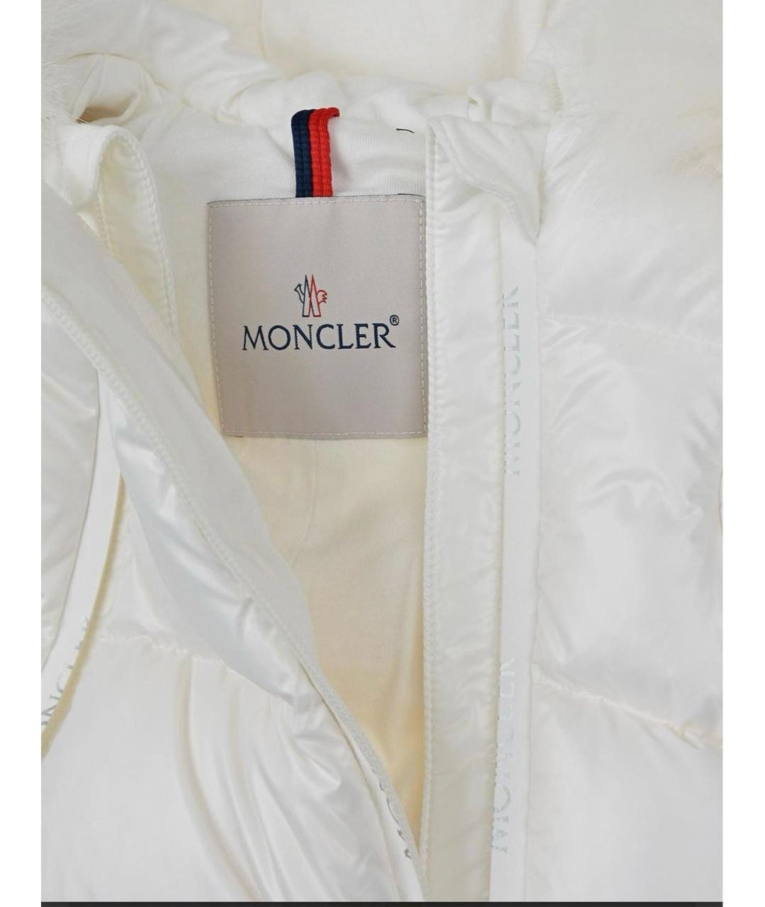 MONCLER KIDS Белый комбинезон, фото 4