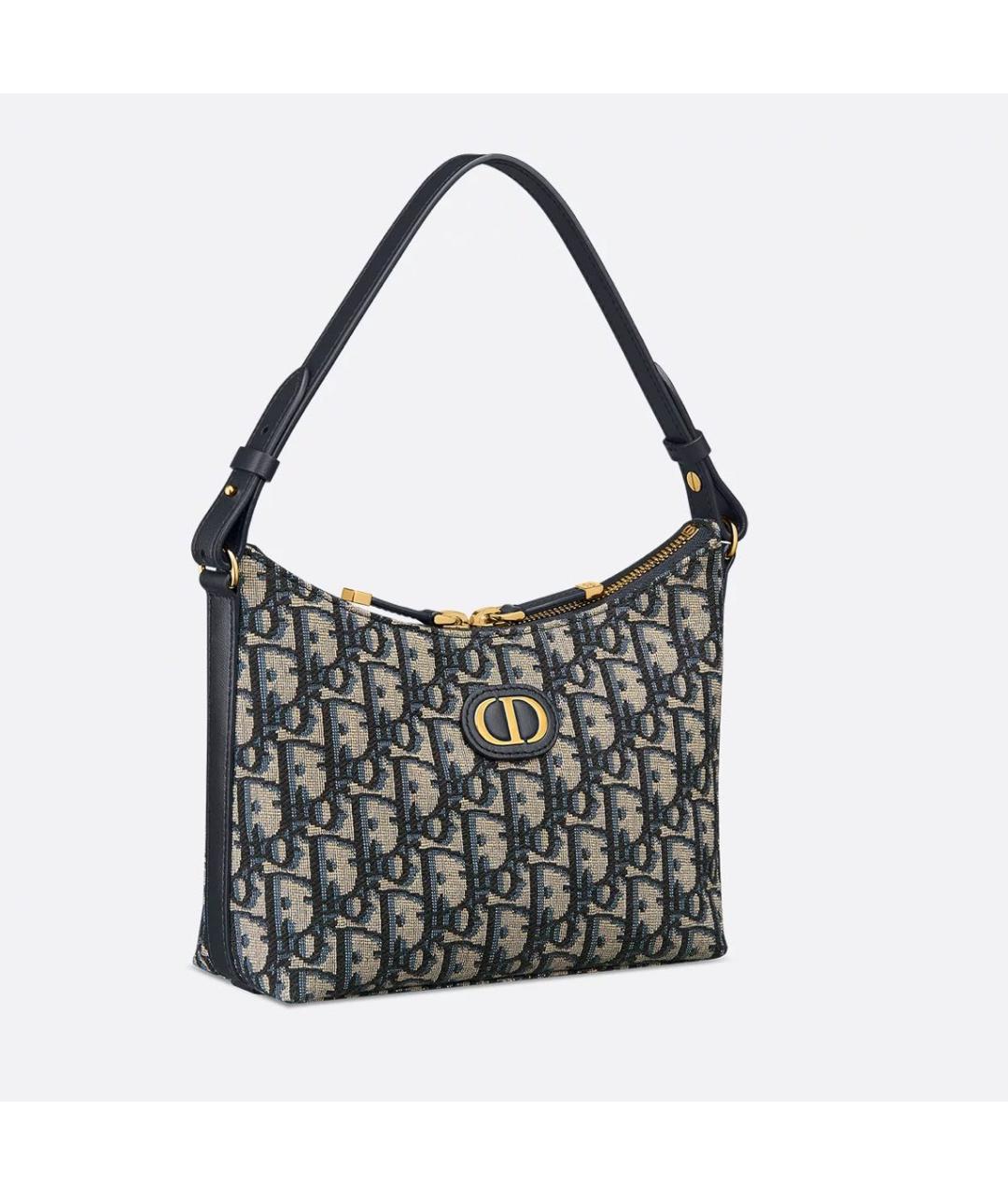 CHRISTIAN DIOR Темно-синяя сумка с короткими ручками, фото 2