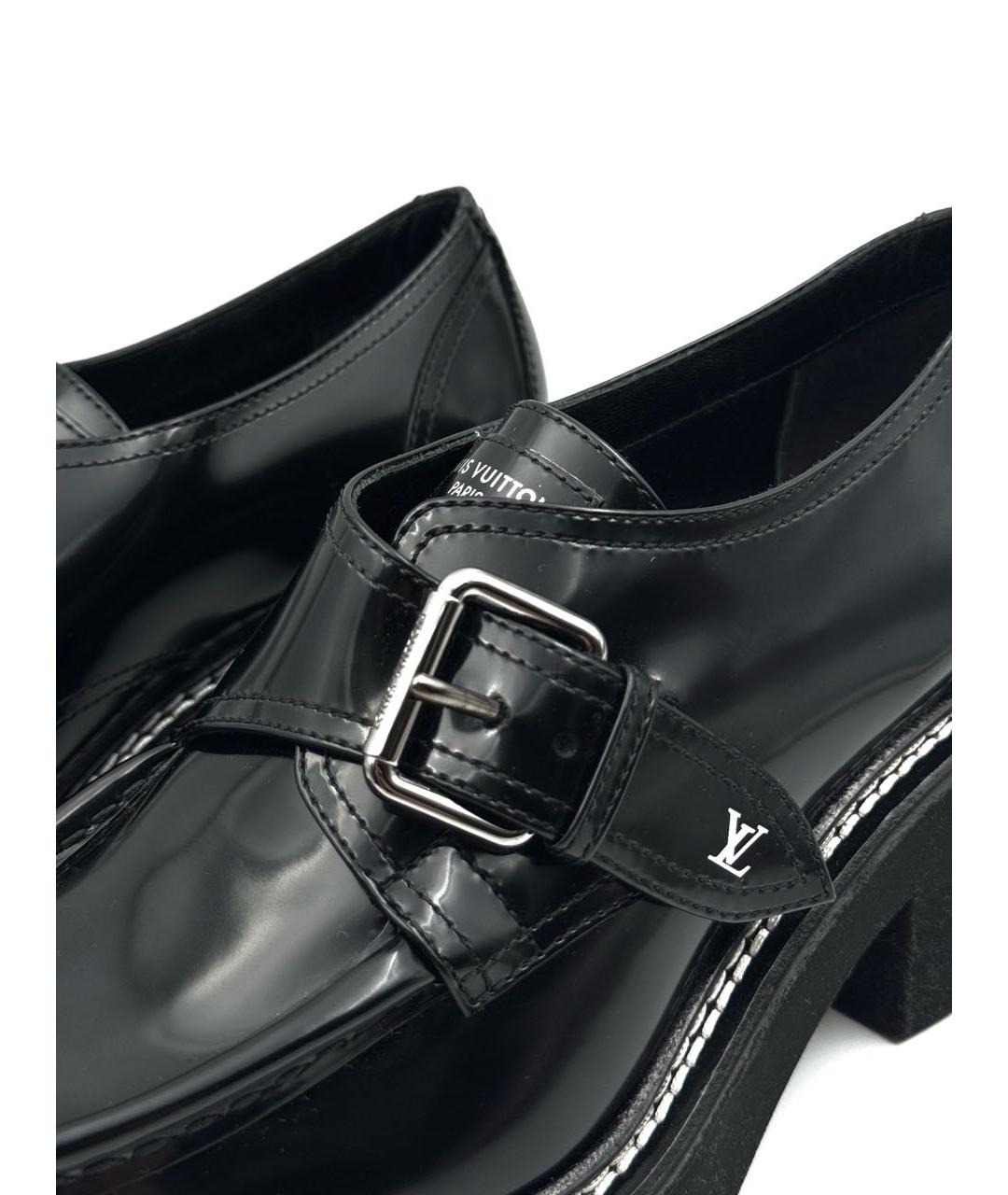 LOUIS VUITTON Черные лоферы, фото 6