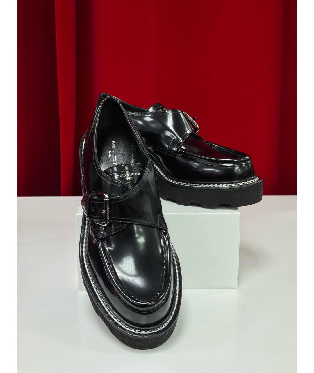 LOUIS VUITTON Черные лоферы, фото 8