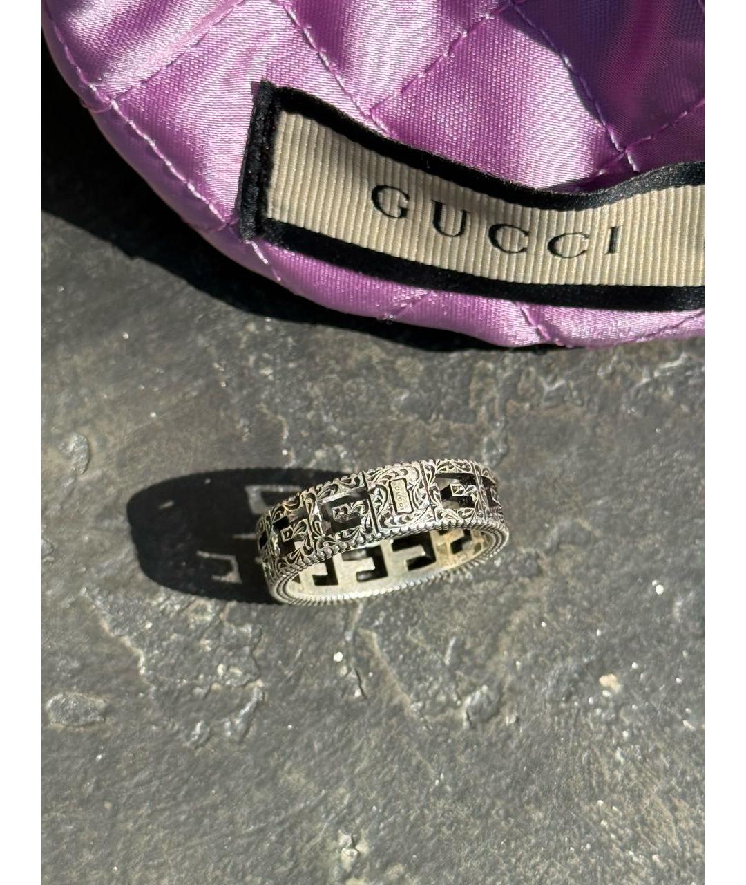 GUCCI Серебряное серебряное кольцо, фото 2