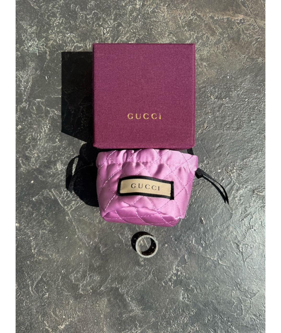 GUCCI Серебряное серебряное кольцо, фото 6