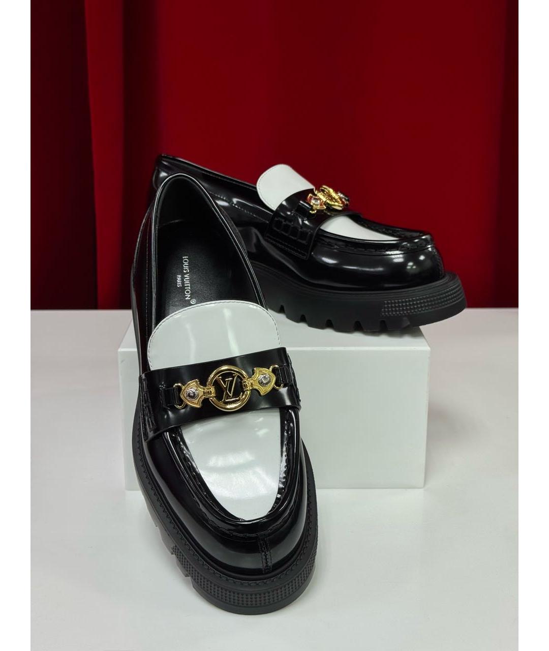 LOUIS VUITTON Черные лоферы, фото 8