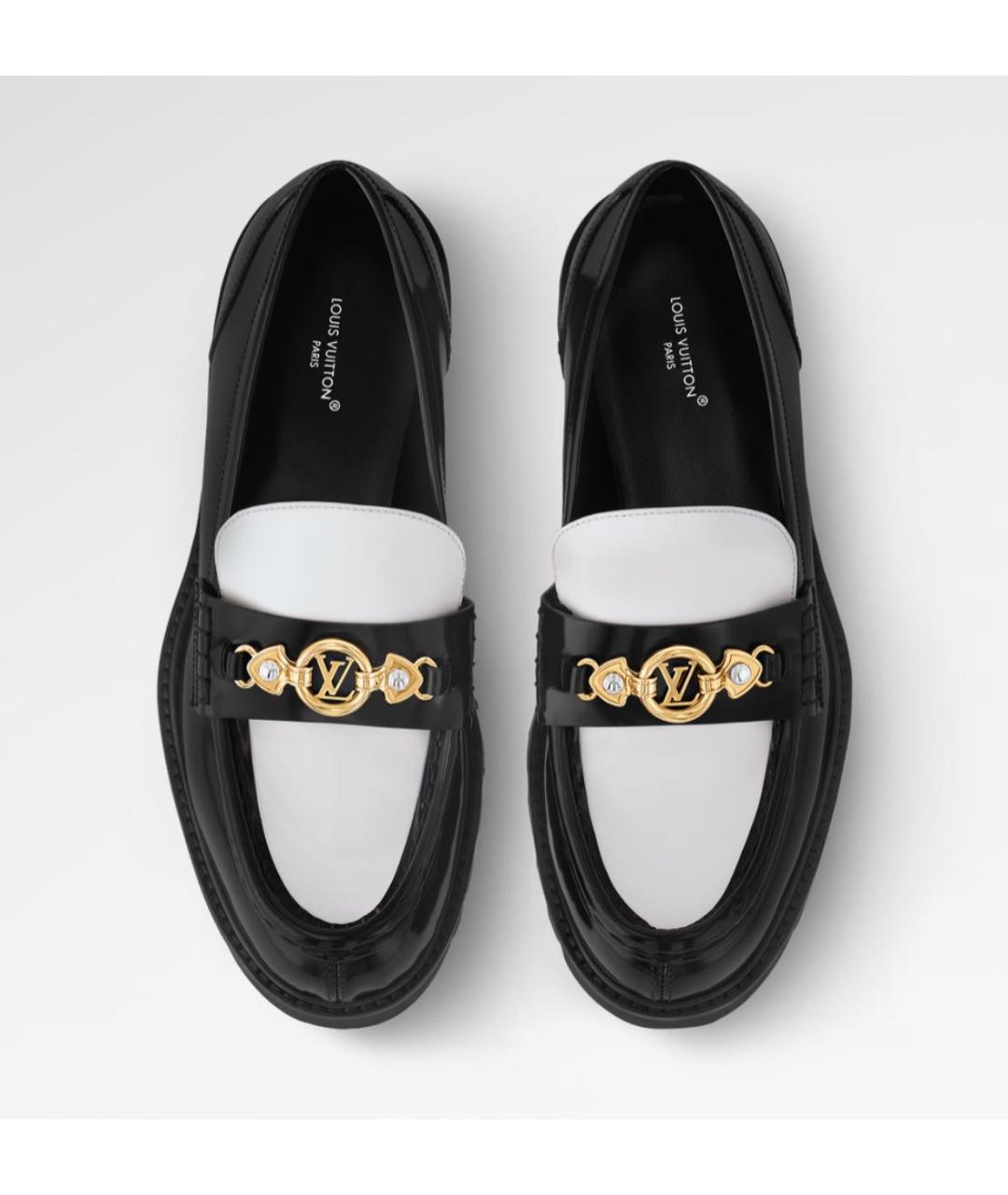 LOUIS VUITTON Черные лоферы, фото 3