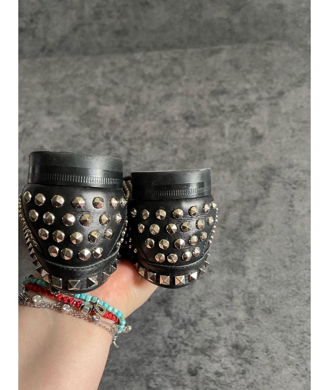 GUCCI Черные кожаные лоферы, фото 4