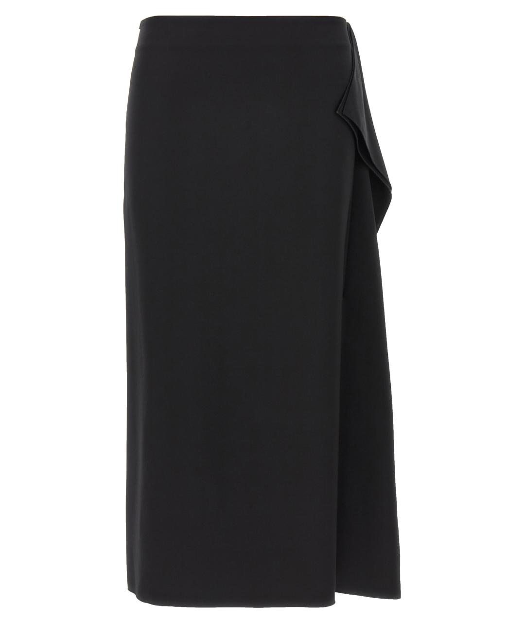 SPORTMAX Черная юбка миди, фото 1