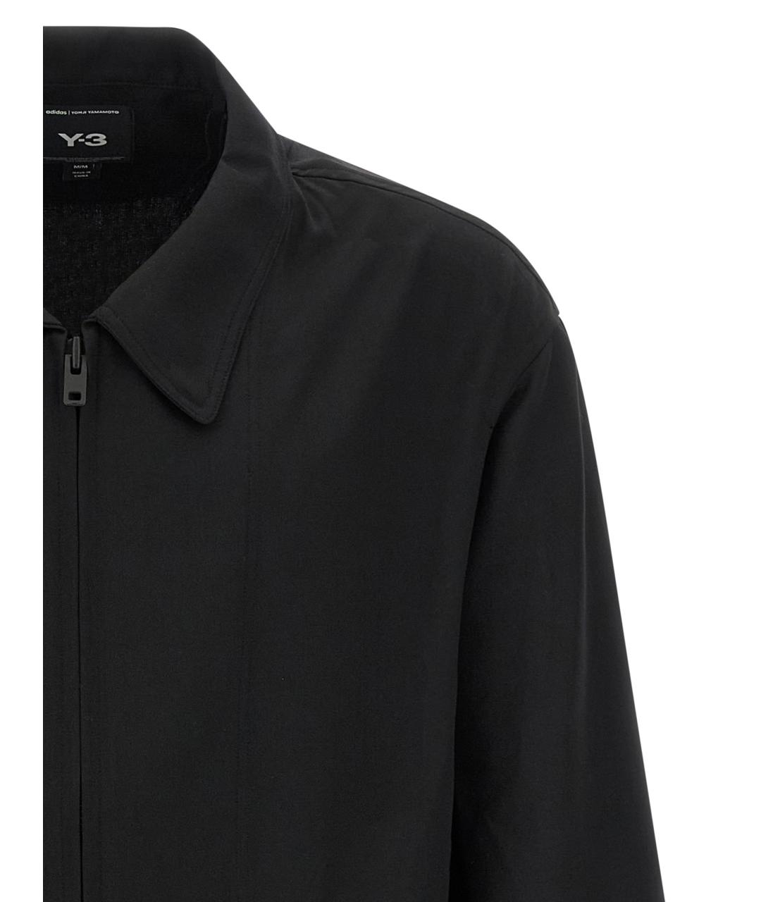 Y-3 Черная полиэстеровая куртка, фото 3