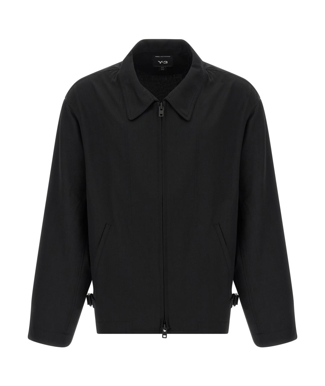 Y-3 Черная полиэстеровая куртка, фото 1