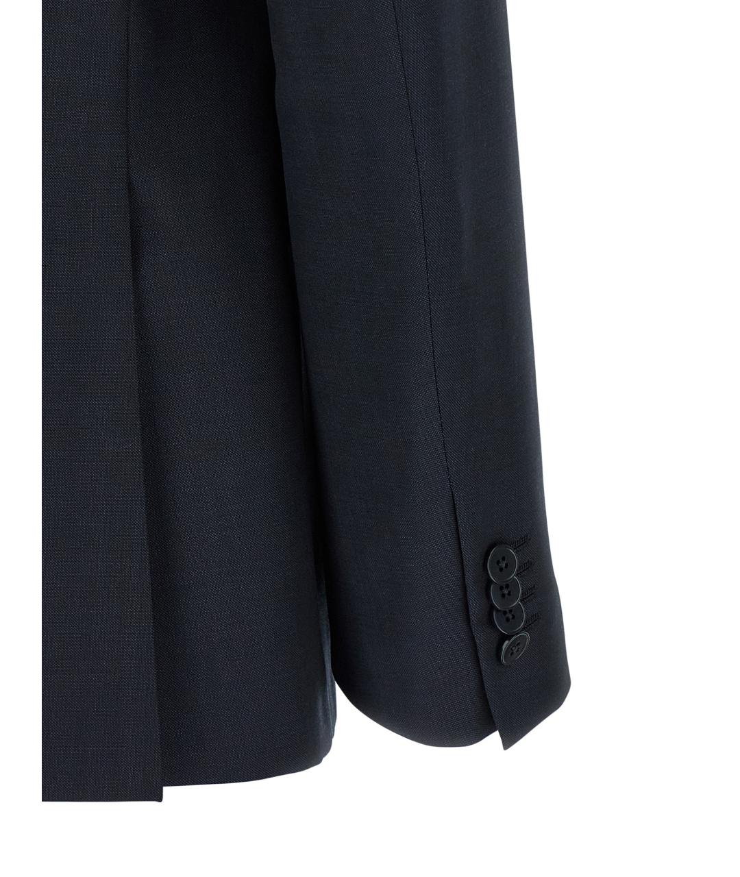 ZEGNA Темно-синий классический костюм, фото 3