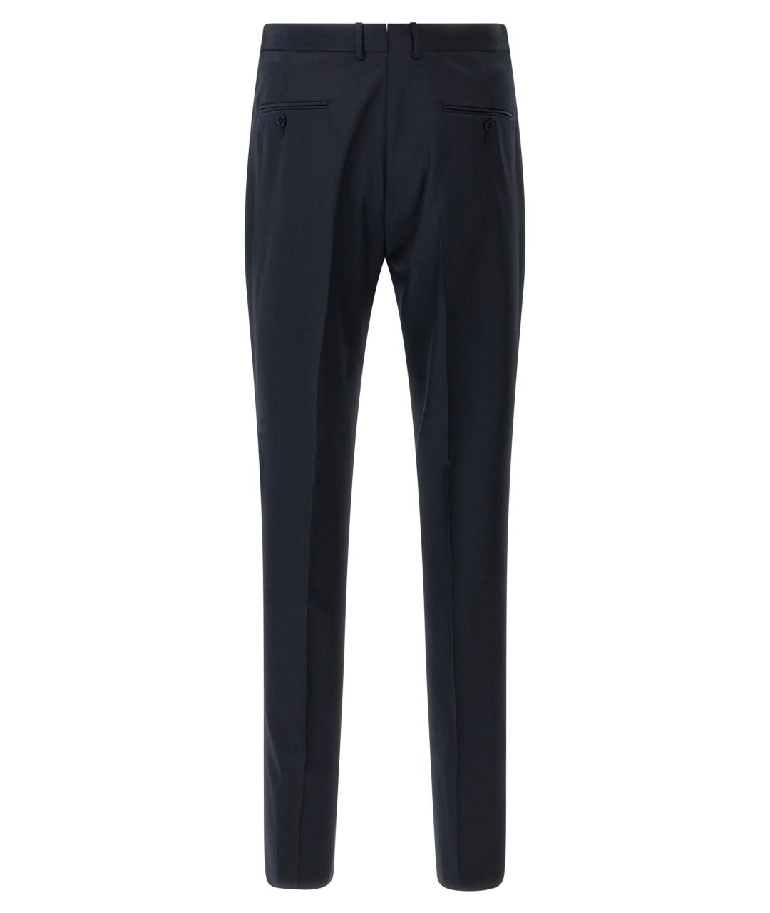 ZEGNA Темно-синий классический костюм, фото 5