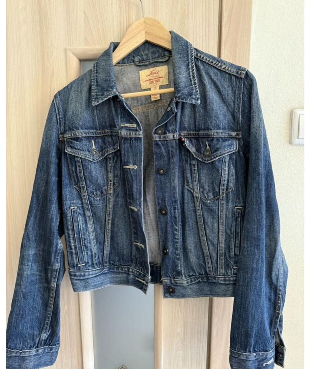 LEVI'S Синяя деним куртка, фото 6