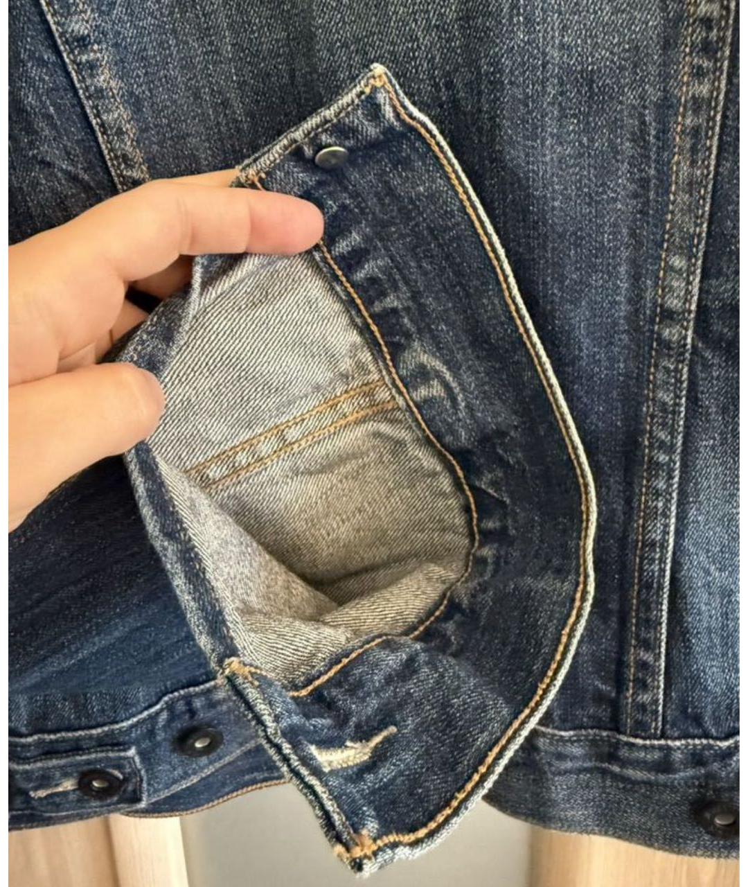 LEVI'S Синяя деним куртка, фото 4