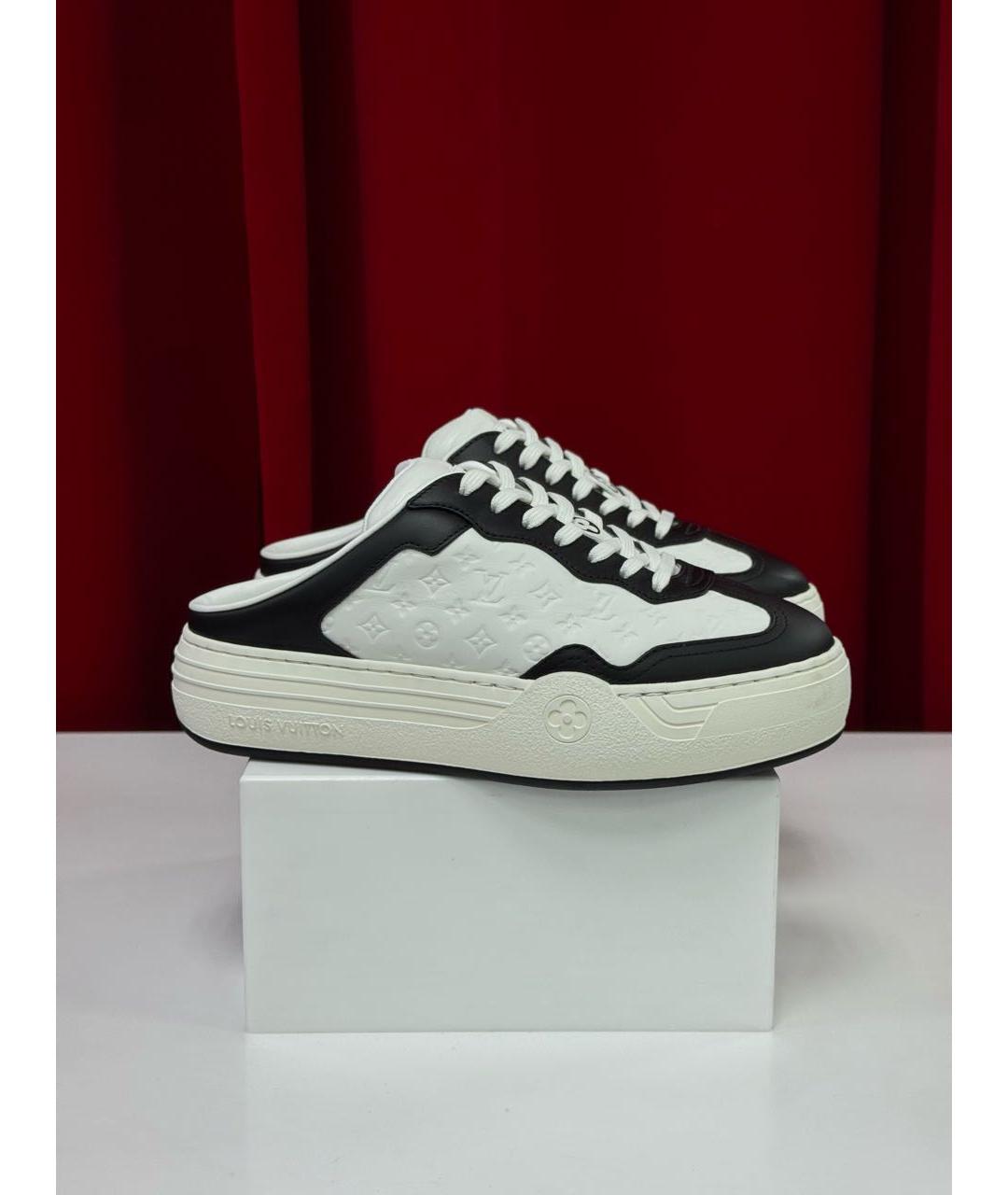 LOUIS VUITTON Кожаные мюли, фото 4