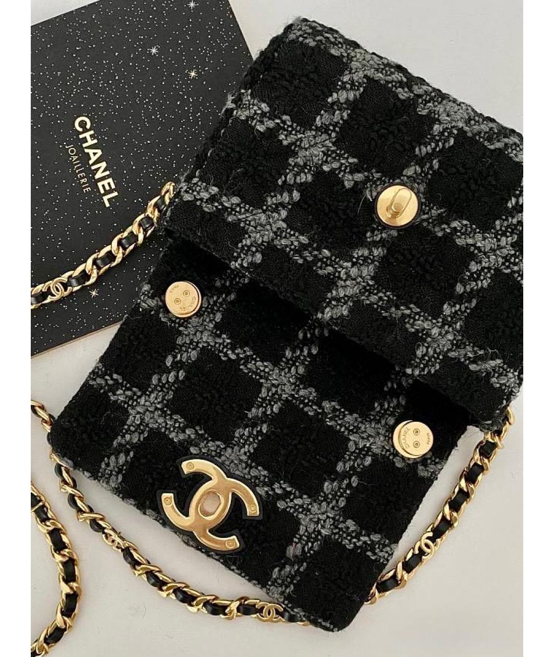 CHANEL Мульти твидовая сумка через плечо, фото 6