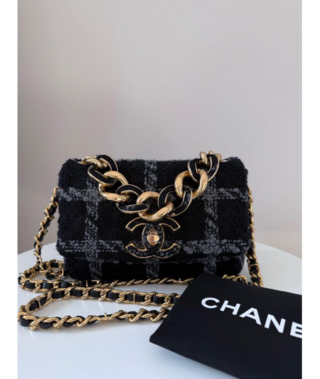 CHANEL Мульти твидовая сумка через плечо, фото 2