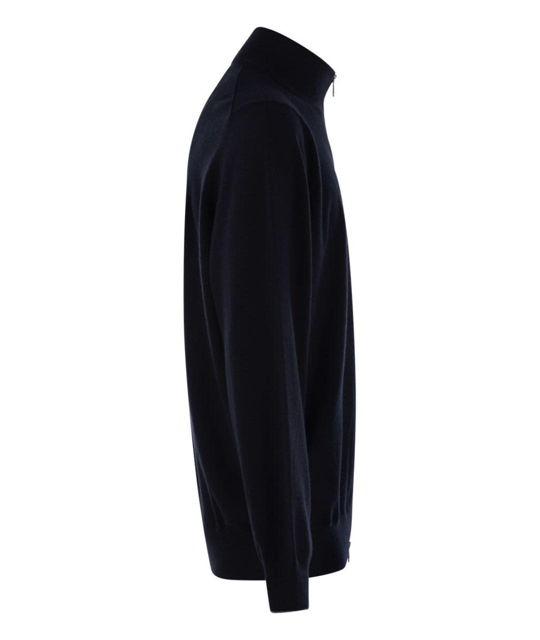 BRUNELLO CUCINELLI Темно-синий кашемировый кардиган, фото 3