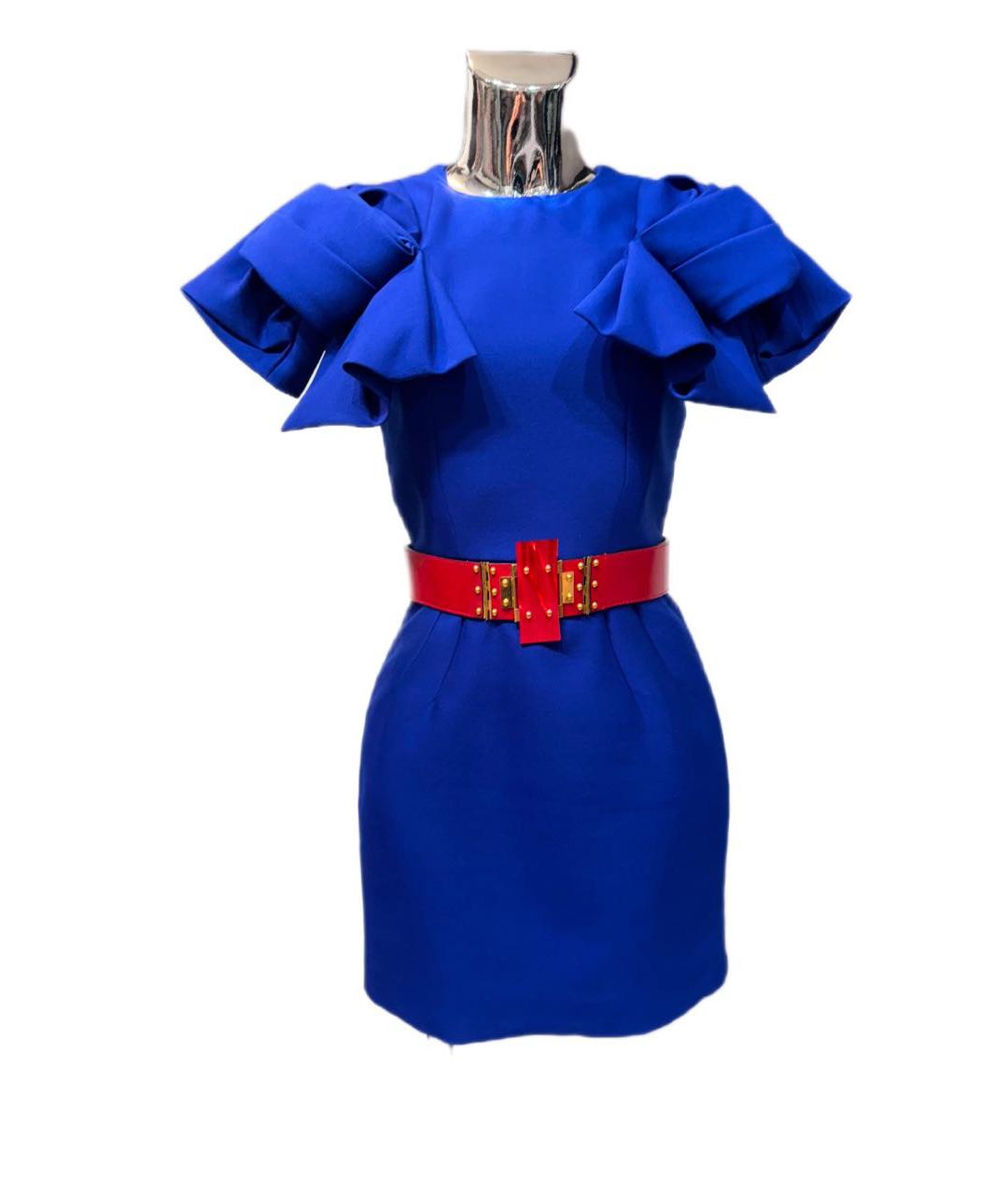 ALEXANDER MCQUEEN Красный кожаный ремень, фото 6
