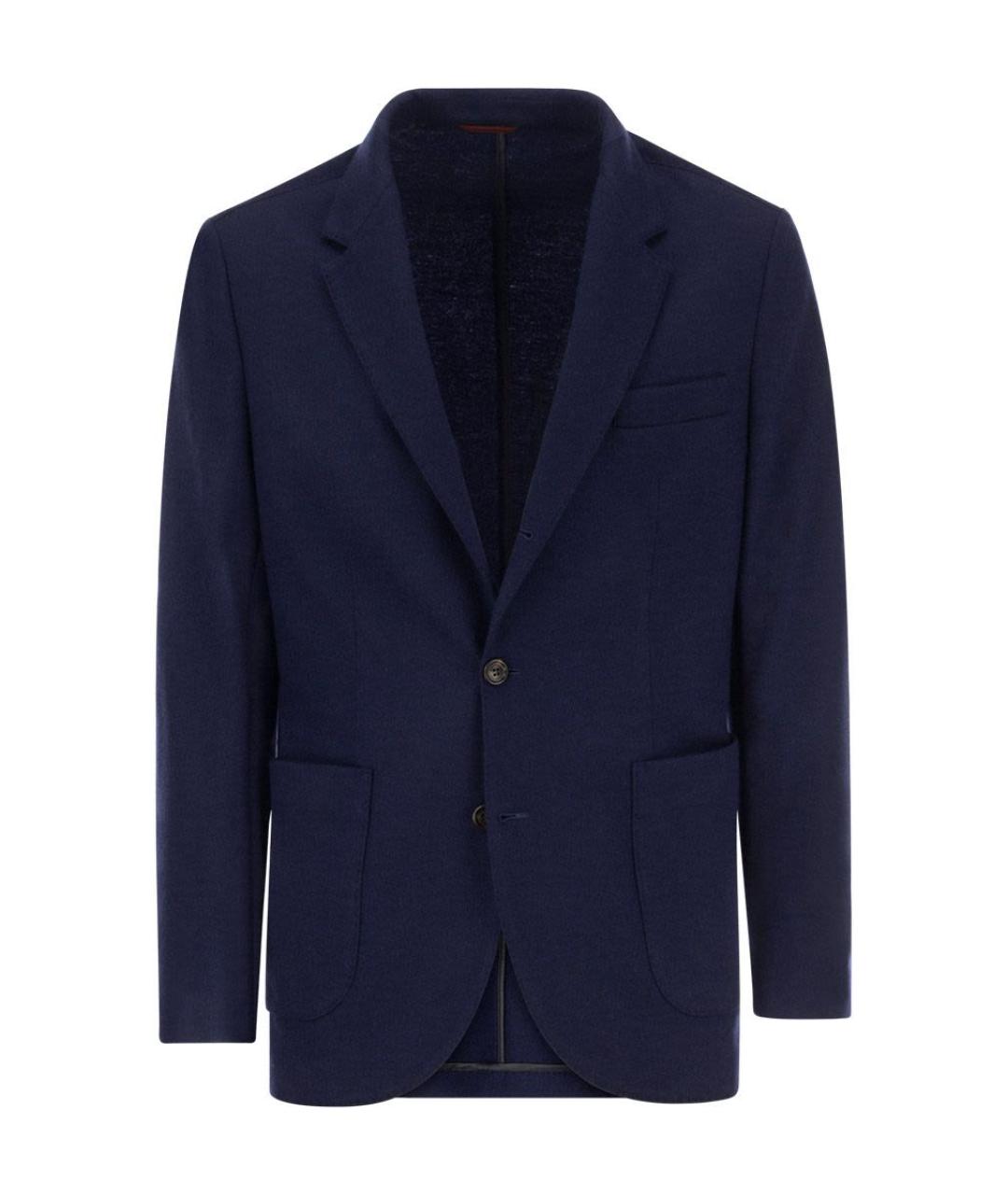 BRUNELLO CUCINELLI Синий кашемировый пиджак, фото 1