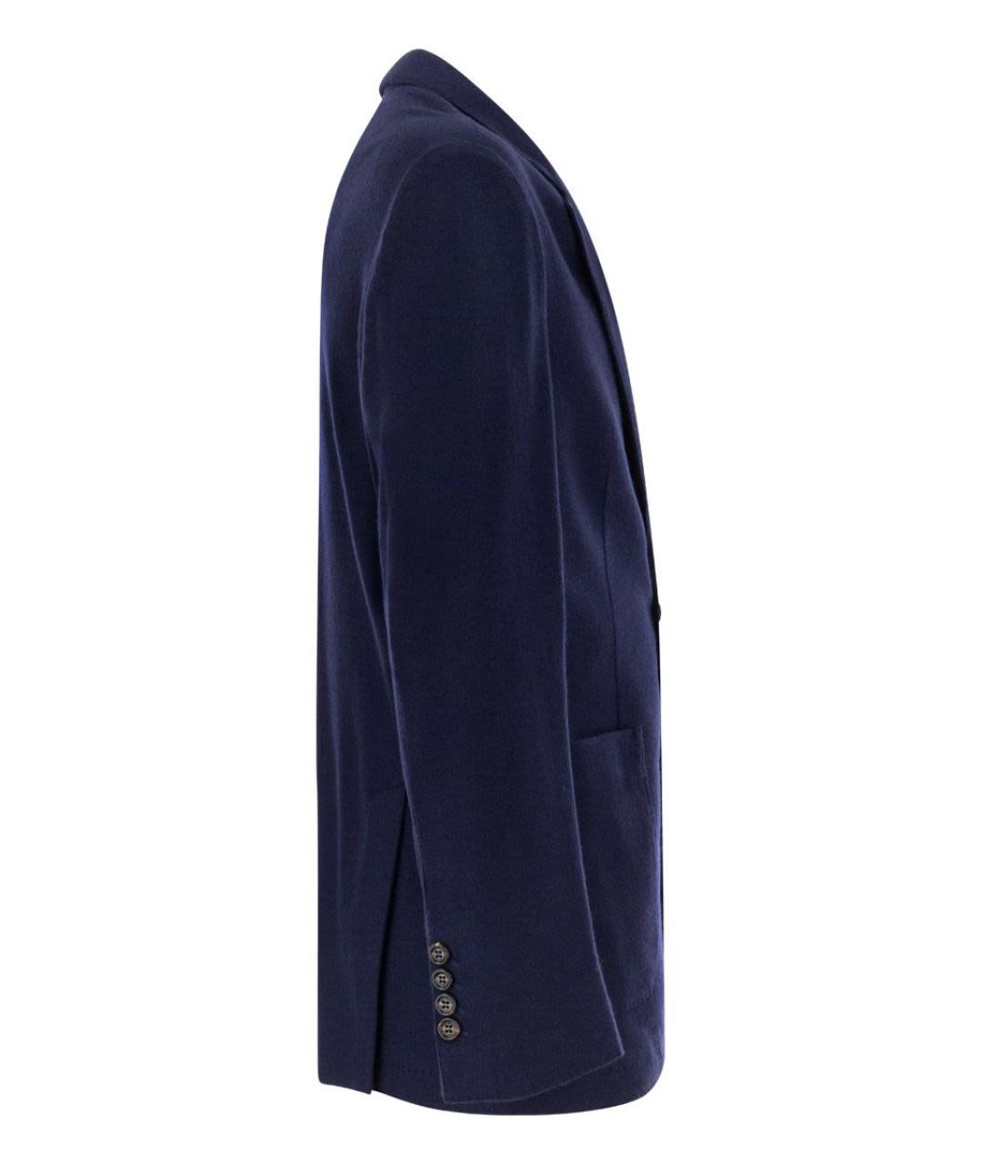 BRUNELLO CUCINELLI Синий кашемировый пиджак, фото 3