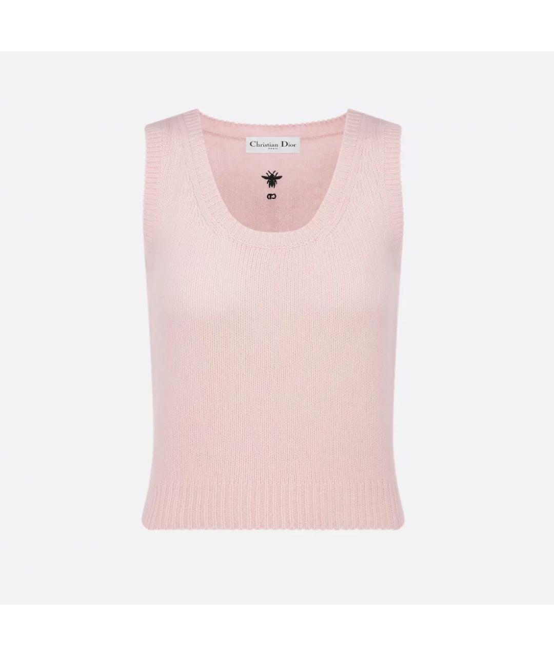 CHRISTIAN DIOR Розовый кардиган, фото 4